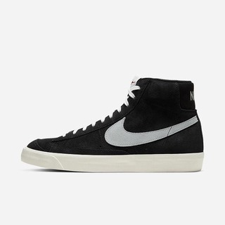 Pantofi Casual Nike Blazer Mid '77 Barbati Negrii Albi Platină | EDIN-78293